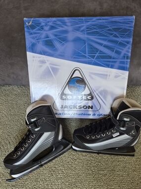 Jackson Softs Men’s Black and Gray Ice Skates